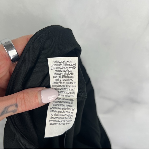 NWT Victoria Secret PINK Winter Performance Flare Stretch Leggings Yoga Black S - Picture 8 of 9